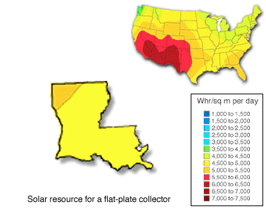 Louisiana Solar panels